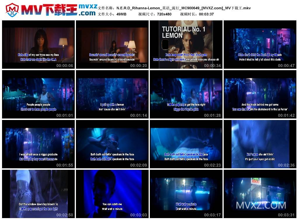 N.E.R.D_Rihanna-Lemon_英语_流行_MC900649